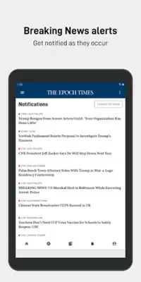 The Epoch Times Breaking News android App screenshot 0